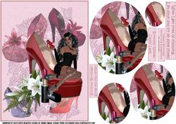 Shoes It's a Girl Thing Oval Pyramid