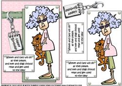 Stella Loves Her Cat Quick Card