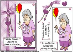 Ethel Wants to Party Quick Card