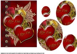 Steampunk Valentine Oval Pyramid