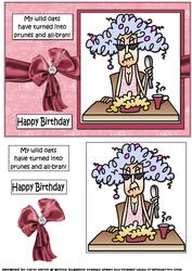 Stella Has Prunes and All-bran Quick Card