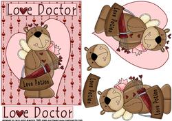 Love Doctor Cute Teddy Valentines