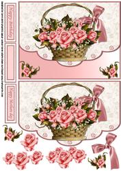 A Basket of Roses for Mum