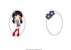 Happy Birthday from England Girl Insert