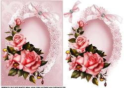 Roses and Bows Quick Card