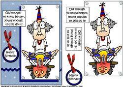 Gus is Old Enough to Know Better Quick Card