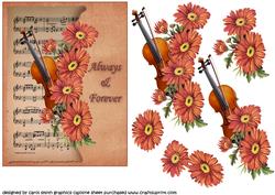 Always & Forever Flowers and Violin
