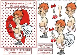 Berts Filling in for Cupid Valentine