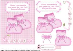 Hear Your Family Just Grew by Two Feet New Baby Girl