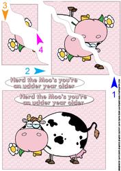 Herd the Moos Birthday Side Stacker