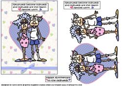 Stella and Guss Are Oldyweds, Quick Card