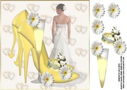 The Wedding Shoes 8x8 Topper