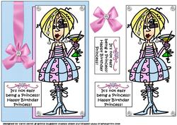 J.j is a Birthday Princess Quick Card