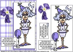 Stella Can't Live Without Her Glasses Quick Card