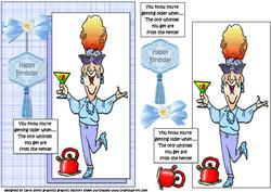 Edna Gets Whistles Quick Card
