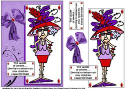 Stella Knows the Upside of Senility Quick Card