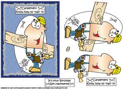 Carpenters Can Nail It Quick Card