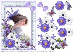A Vintage Portrait Vision in Lilac