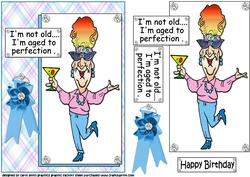 Edna's Aged to Perfection Quick Card