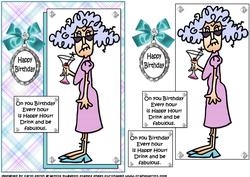 Stella and Happy Hour Quick Card