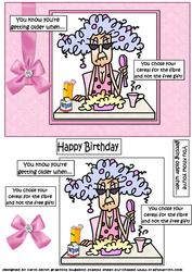 Stella Choses Her Cereal Carefully Quick Card
