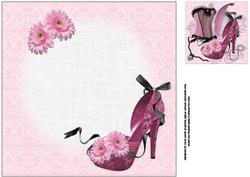 8x8 Pink Girly Things Insert Plate