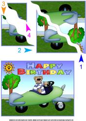 Teddy Birthday Wishes Side Stacker