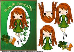 An Irish Dancer for St Patricks Day
