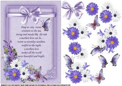 A Verse Mothers Love Decoupage