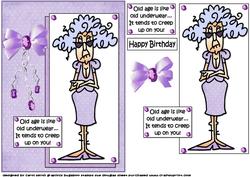 Stella Say Old Age is Like Underwear Quick Card