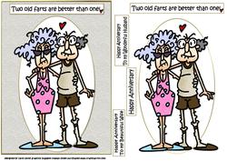Stella and Gus Anniversary Quick Card