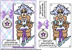 Stella Advice for Middle Age Quick Card