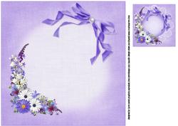 8x8 It's All About the Flowers Insert Plate