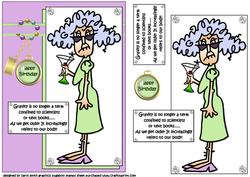 Stella's Getting Older Quick Card