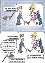 The Golfers Have an Anniversary Quick Card