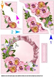 Spring Flowers in Pink Side Stacker