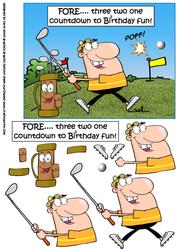 Golfing Birthday Fun