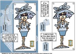 Stella Had an Hour Glass Figure Quick Card