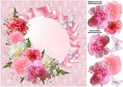 8x8 Love Carnations