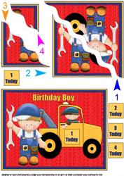 Birthday Boy Mechanic Side Stacker