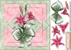 8x8 Pink Tiger Lilies