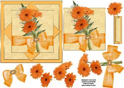 Gebera Daisy Pure and Simple Decoupage