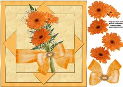 8x8 Gebera Daisy Pure and Simple