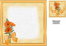8x8 Gebera Daisy Pure and Simple Insert Plate