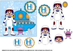 Space Boy Birthday