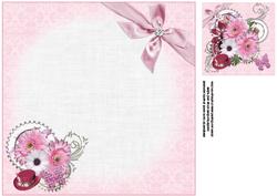 8x8 Feminine Steampunk Cluster Insert Plate