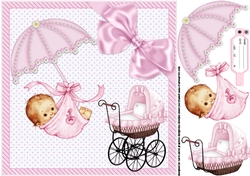 8x8 New Baby Girl