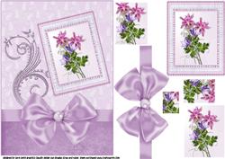 The Campanula Bells in Lace Frame