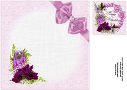 8x8 Flowers of Spring Insert Plate