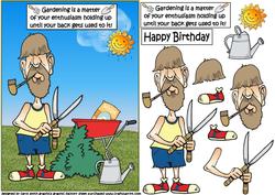 Gardener Bill Has a Strong Back